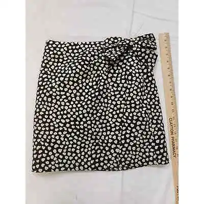 J. Crew Black Skirt With Gold Spots. Bow At Waist. Size 2. 18  Long • $15