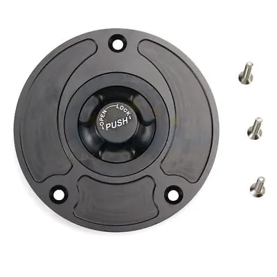 New CNC Motorcycle Keyless Fuel Gas Tank Cap Cover For Kawasaki ZX10R ZX14 06-13 • $21.84