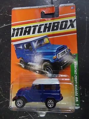 Matchbox Jungle Explorers 68 Toyota Land Cruiser Dark Blue Mint Car 1968 2010 95 • $22.99