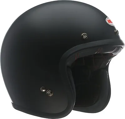 $87.90 • Buy Bell Custom 500 Helmet 3/4 Open Face Vintage Retro Motorcycle 5 Snap Medium