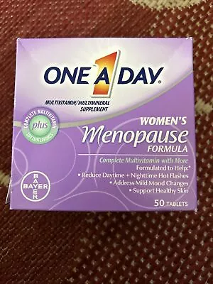 One A Day Women's Menopause Complete Multivitamin Supplement Mood Health 50 Ct • $13.89