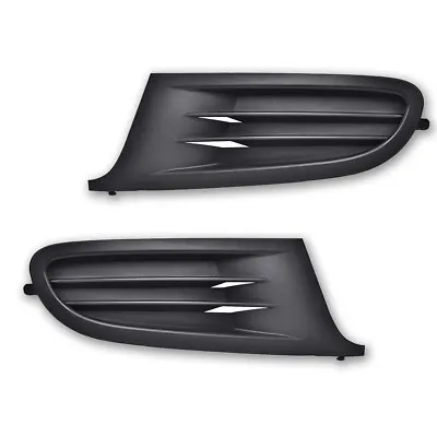 Front Bumper Fog Light Cover Left & Right Black Fit 2010-2014 Volkswagen Golf • $14.90