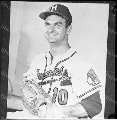 Bob Buhl Milwaukee Braves Medium Frame Negative - Jim Rowe Archive X70 • $10