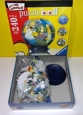 $8.48 • Buy The Simpsons Puzzleball Jigsaw 240 Puzzle Ball Ravensburger Open Box Complete