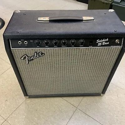 Vintage Fender Sidekick 35 Bass Amp • $185