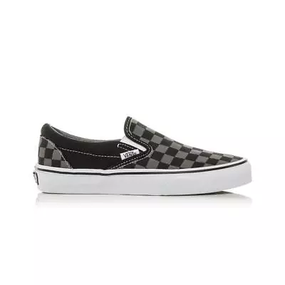 Vans Classic Slip On Mens Womens Shoes - Black/Pewter Checkerboard • $99.95