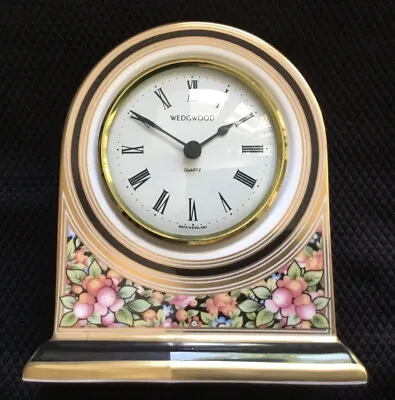 Wedgwood England Bone China CLIO Dome Clock 4 3/4”X 4 1/8” • $50.95
