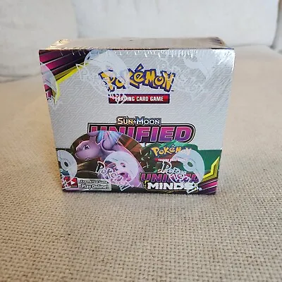 Sun Moon Unified Minds Booster Box Factory Sealed Pokemon TCG New Sealed • $799.99