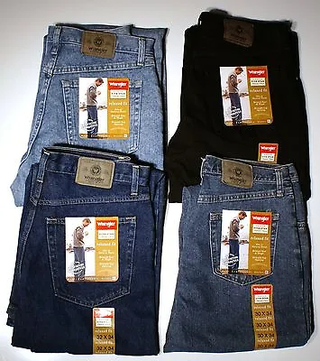 New Wrangler Relaxed Fit Jeans Men's Big And Tall Sizes Four Colors Available • $32.99