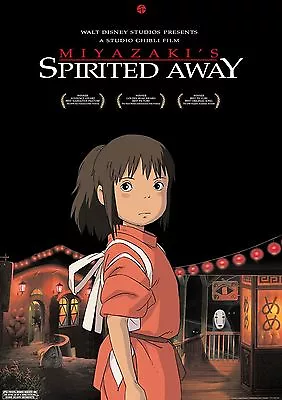 0343 SPIRITED AWAY Hayao Miyazaki Ghilbi Japanese Anime A3 A4 POSTER ART PRINT • £6.99