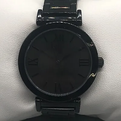 Steel By Design Watch Women Ladies All Black Round Dial New Bracelet 6.25  • $10.99