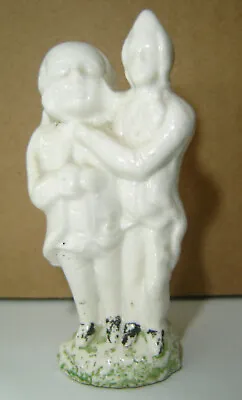 Vintage Ceramic Figurine Of Ben Franklin And Thomas Jefferson 3   UNUSUAL ITEM! • $9.95