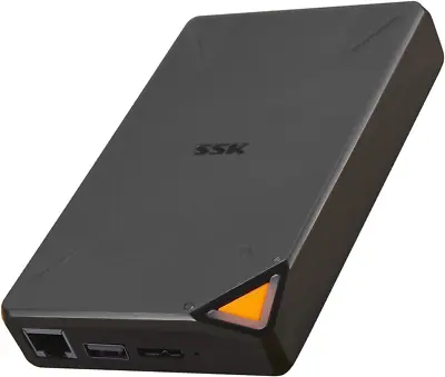 SSK 2TB Portable NAS External Wireless Hard Drive With Own Wi-Fi Hotspot Cloud • $200.44