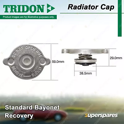 Tridon Recovery Radiator Cap Standard Bayonet For BMW 633CSi E24 M535i E28 • $21.95