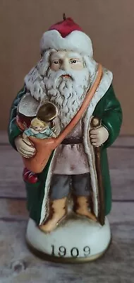 Vint. 1984 Christmas Reproductions Memories Of Santa 1909 Santa Ornament A4 • $13.99