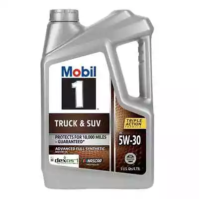 Mobil 1 5 Quart 5W-30 Truck And SUV Full Synthetic Motor Oil • $26.99