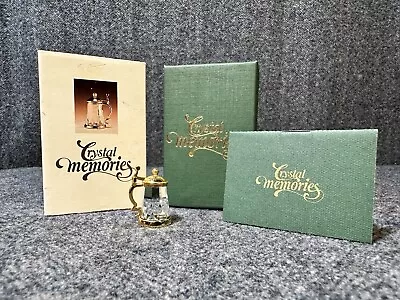 Swarovski Crystal Memories - Miniature Lidded Stein/Beer Tankard W/ Box • $8.97