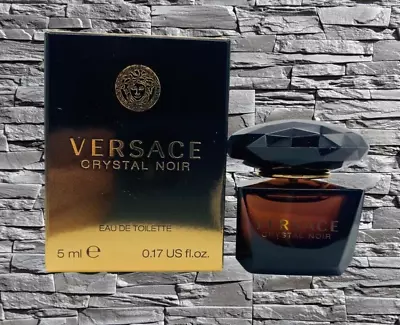  Versace Crystal Noir 0.17 Oz Mini Eau De Toilette Splash By  VERSACE FOR HER • $7.46