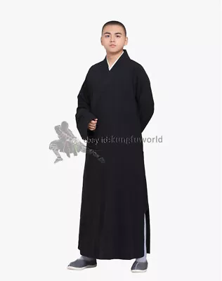 Thick Cotton Buddhist Monk Dress Shaolin Robe Meditation Suit Kung Fu Uniforms • $75