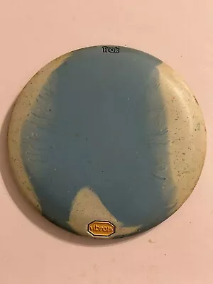 Vibram Discs Trak 165 Grams Rare Disc Golf Blue & White Confetti Used • $59.99