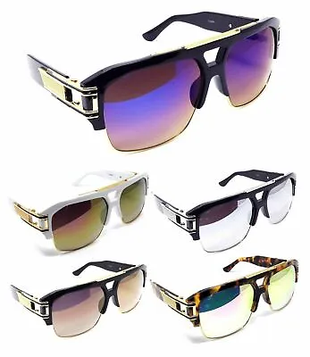Gazelle B-boy Oversized Square Aviator Sunglasses Retro Designer Fashion Run Dmc • $9.95
