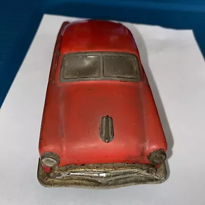 Nomura Tin Battery Operated Red Toy Car Vintage 1950's Not Working • $34.99