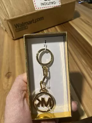 Michael Kors MK Circle Key Charm Hanger In Gift Box Gold • $10