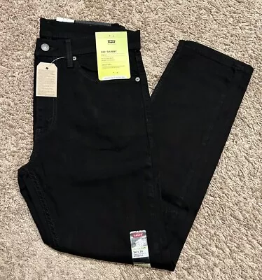 Levi's 510 Skinny Fit Jean Black WFlex Stretch Men's Sizes RT$69.5 NWT 0862 D16 • $49.99