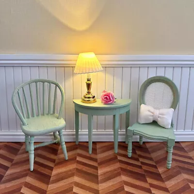 1/12 Scale Dollhouse Miniatures Furniture Vintage Garden Doll House Table Chair • $19.99