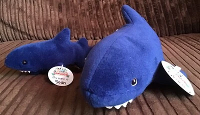 My Animal Kingdom Sharks (Stanley 11” Sean 7”) Soft Plush Toys DeAgostini Tagged • £12.99