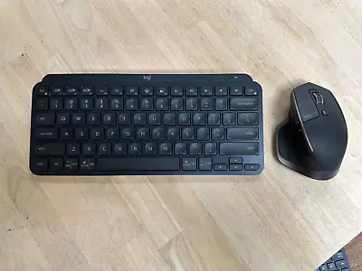 Logitech MX Keys Mini Bluetooth Wireless Keyboard And MX Master Mouse Backlit • $85