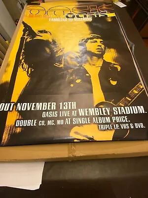 Oasis - Familiar To Millions - Original Xl Classic 2000 Promo Poster  • £22