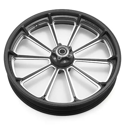 21x3.5 Front Wheel Rim Dual Disc Hub For Harley Dyna Low Rider FXDL 08-17 FXDB • $320.88