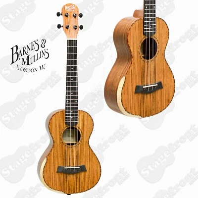 $165 • Buy Barnes & Mullins Bmuk5t Tenor High Gloss Walnut Finish Ukulele