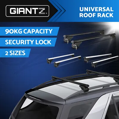Universal Car Roof Racks Pod Cross Bars Aluminium Adjustable 108cm/123cm • $73.95