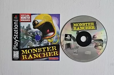 Monster Rancher Playstation 1 PS1 W Manual Tecmo 1997 M • $38.99