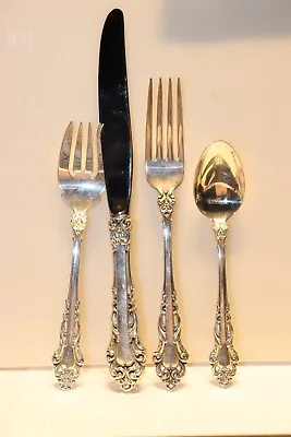 $139.99 • Buy 4 Piece Reed & Barton Sterling Grande Renaissance Place Setting