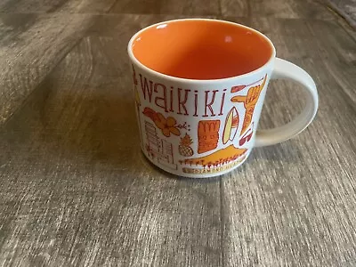 $19 • Buy 14oz Mug Starbucks WAIKIKI Hawaii  - Been There Series 2018 CoffeeCup New No Box