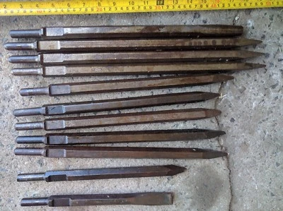 $183.90 • Buy 11x Jackhammer Masonry Moil Point Chisel Bit Holder Top Sk OD 14mm Hex Body 19mm