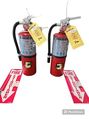 Fire Extinguisher - 5 Pound ABC Dry Chemical - Lot Of 2 (Refurbished) • $85