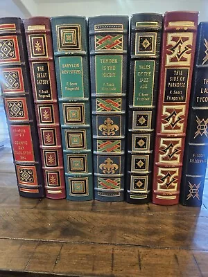 Works Of Scott Fitzgerald In 7 Volumes Easton Press Leather-bound Classics HC  • $649.99