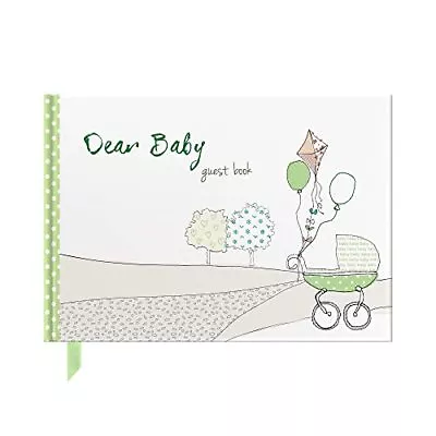 Dear Baby - Baby Shower / Newborn Guest Book (Green) : ... By From You To Me LTD • £3.49