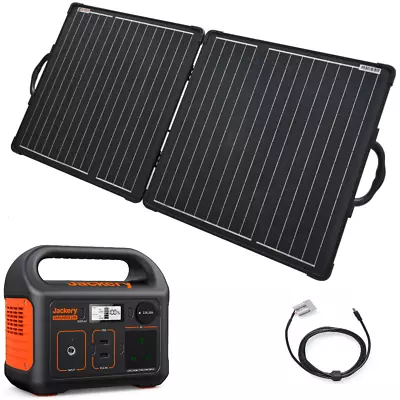 Jackery 240 + 1x Excel Power 100W Portable Folding Solar Panel + 50A Anderson • £325.99