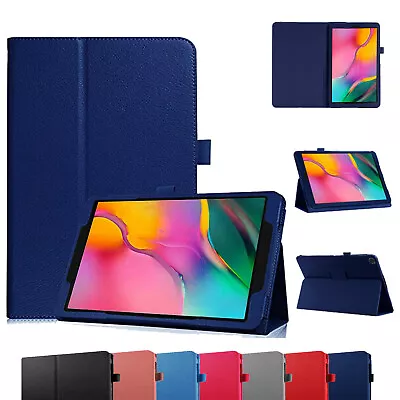 Leather Flip Stand Case Cover For Samsung Galaxy Tab A 10.1 SM-T510 T515 - 2019 • £6.49