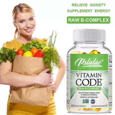 Vitamin Code Raw B-Complex Capsules - Boost Energy - With Probiotic & Enzymes • $7.80