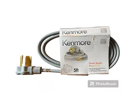 New Kenmore 6 Ft Electrical Dryer Cord 3 Prong Wire 57001 30 Amp Heavy Power • $15