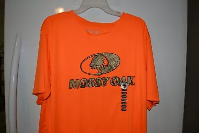 Mossy Oak Men's Orange Short-Sleeve T-Shirt 120422 • $11.99