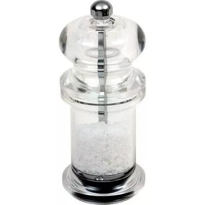 Genware Salt Or Pepper Grinder Acrylic 14cm - With Ceramic Grinding Mechanism • £11.99