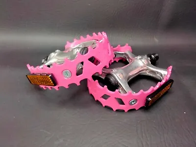 VP Bear Trap Pedals 9/16  Old School Bmx Bubble Gum Pink • $45.45