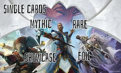 March Of The Machine MTG MYTHIC RARE BORDERLESS SHOWCASE And FOIL Cards • £6.99